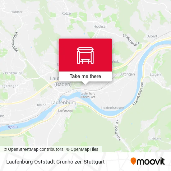 Карта Laufenburg Oststadt Grunholzer