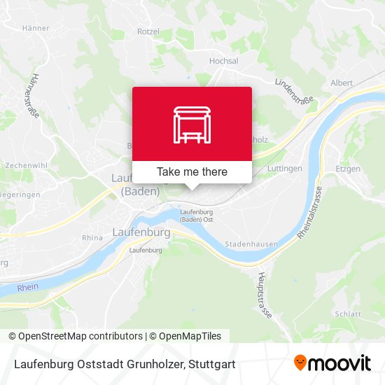 Laufenburg Oststadt Grunholzer map