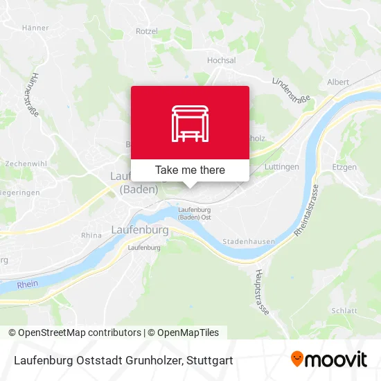 Laufenburg Oststadt Grunholzer map