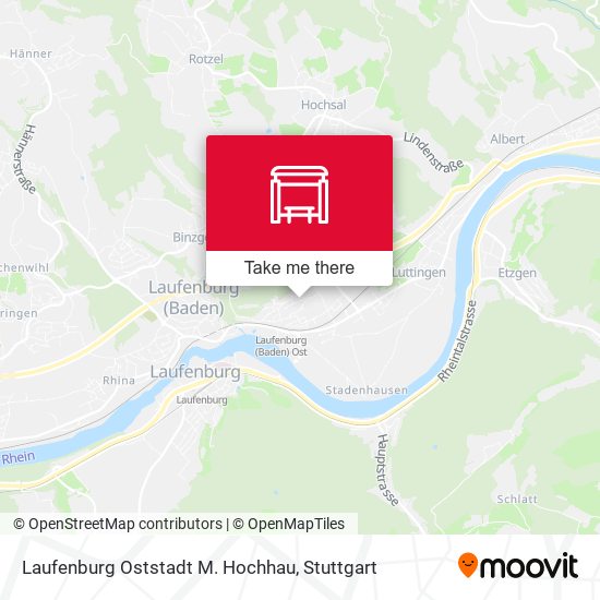 Laufenburg Oststadt M. Hochhau map