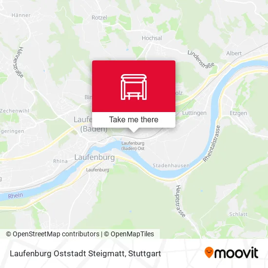 Карта Laufenburg Oststadt Steigmatt