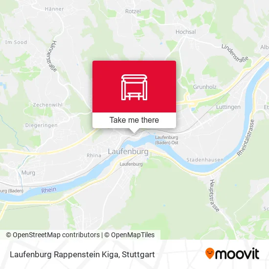 Карта Laufenburg Rappenstein Kiga