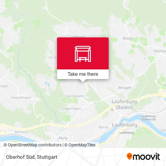 Карта Oberhof Süd