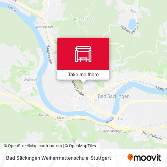 Карта Bad Säckingen Weihermattenschule