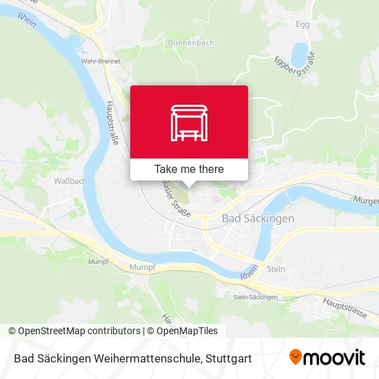 Карта Bad Säckingen Weihermattenschule