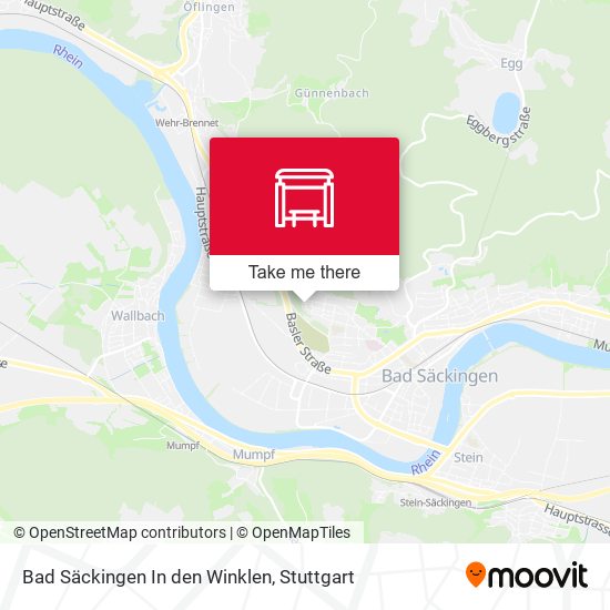 Bad Säckingen In den Winklen map