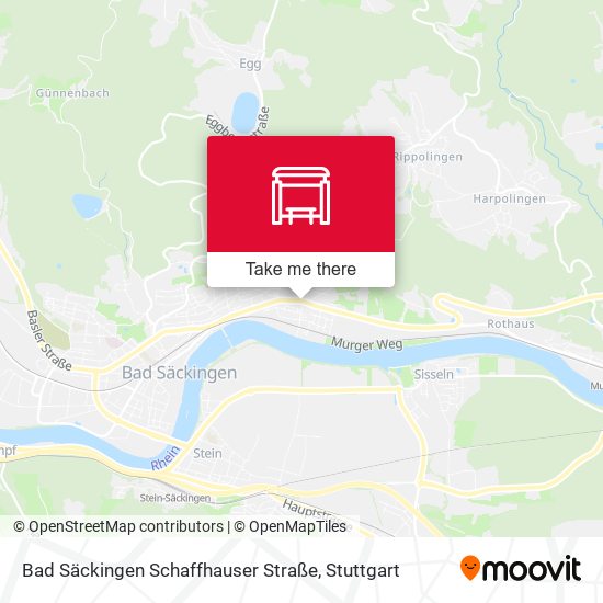 Bad Säckingen Schaffhauser Straße map