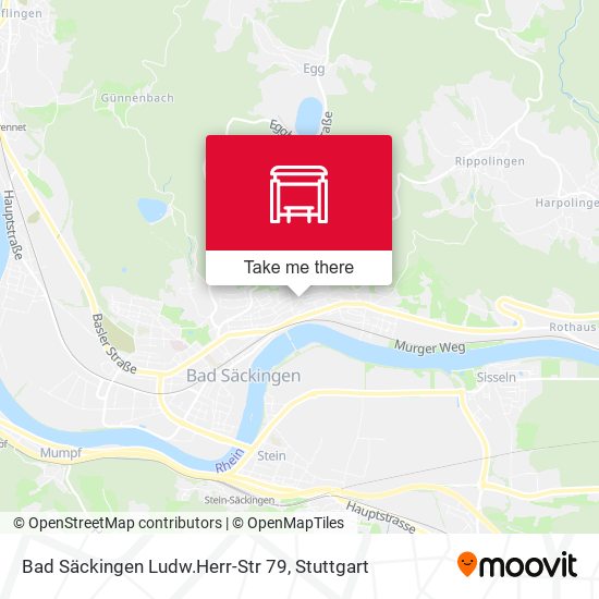 Карта Bad Säckingen Ludw.Herr-Str 79