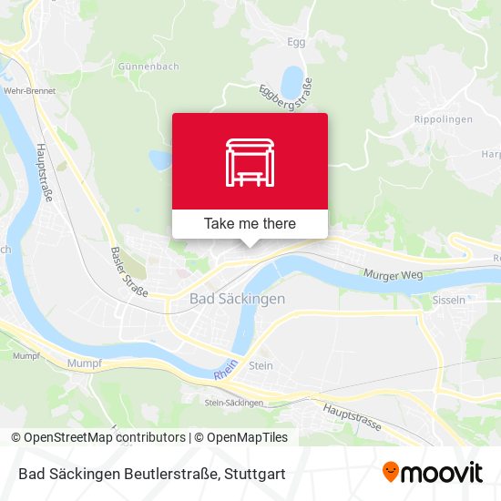 Bad Säckingen Beutlerstraße map
