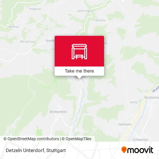 Карта Detzeln Unterdorf