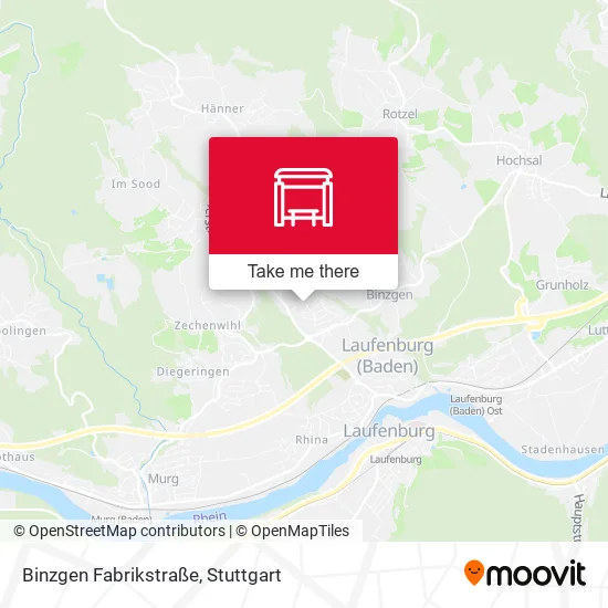 Карта Binzgen Fabrikstraße