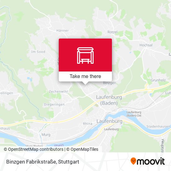 Binzgen Fabrikstraße map