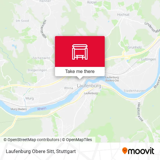 Карта Laufenburg Obere Sitt