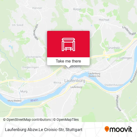 Карта Laufenburg Abzw.Le Croisic-Str