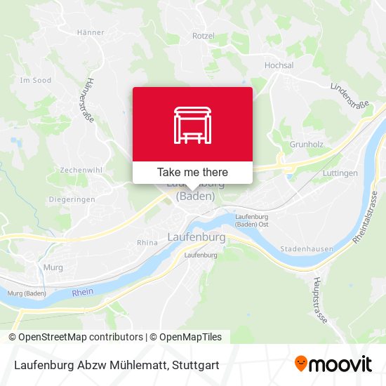 Laufenburg Abzw Mühlematt map