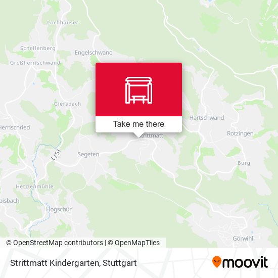 Strittmatt Kindergarten map