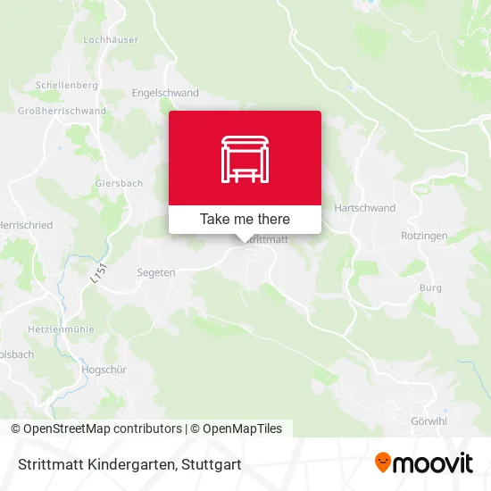 Strittmatt Kindergarten map