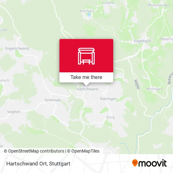 Карта Hartschwand Ort
