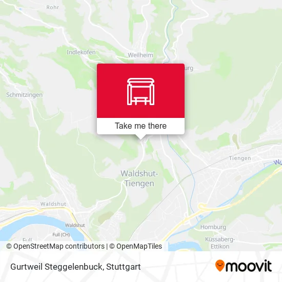 Карта Gurtweil Steggelenbuck