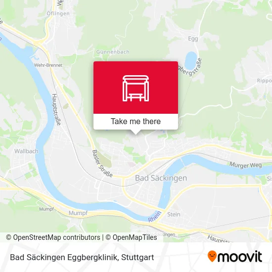 Карта Bad Säckingen Eggbergklinik