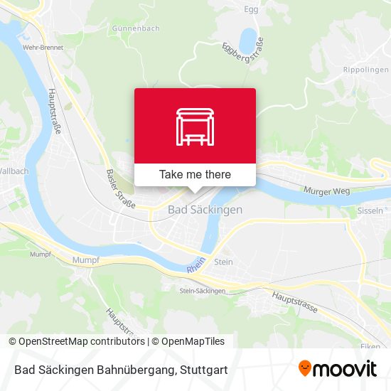 Bad Säckingen Bahnübergang map