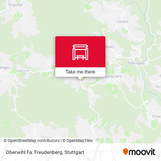 Oberwihl Fa. Freudenberg map