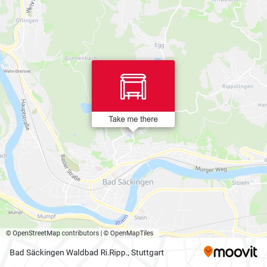 Bad Säckingen Waldbad Ri.Ripp. map