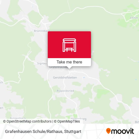 Grafenhausen Schule/Rathaus map