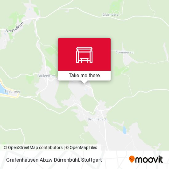 Grafenhausen Abzw Dürrenbühl map