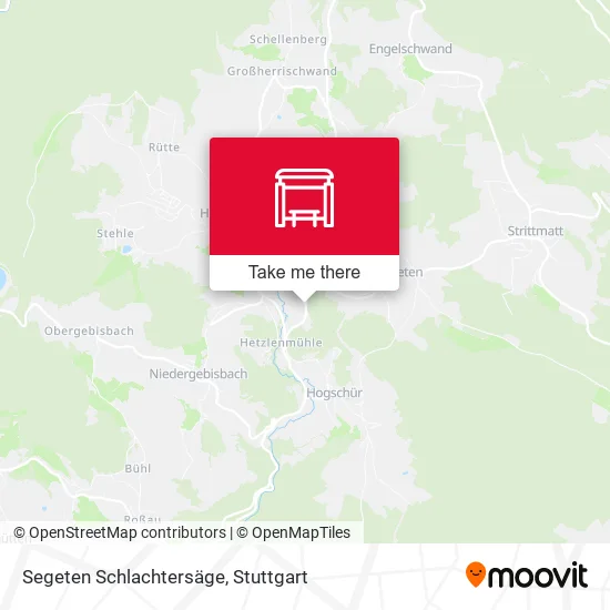 Карта Segeten Schlachtersäge