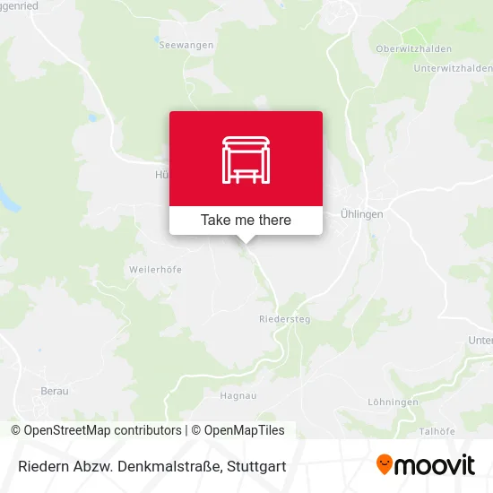 Карта Riedern Abzw. Denkmalstraße