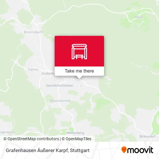 Карта Grafenhausen Äußerer Karpf