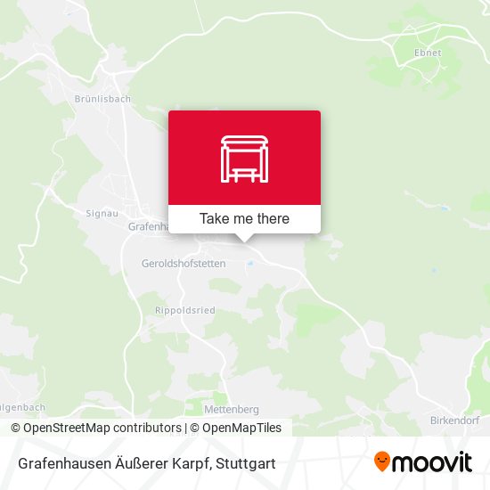 Grafenhausen Äußerer Karpf map