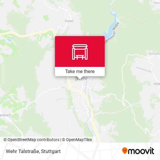 Карта Wehr Talstraße