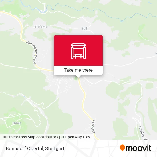 Карта Bonndorf Obertal