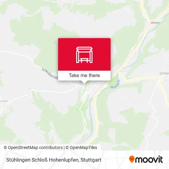 Карта Stühlingen Schloß Hohenlupfen