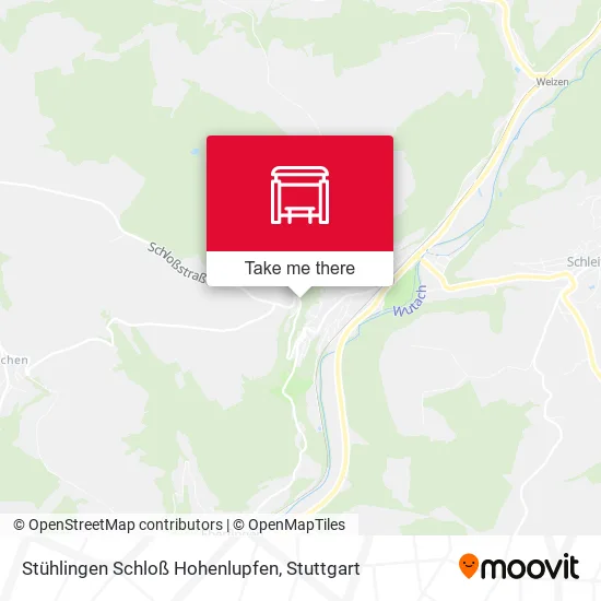 Карта Stühlingen Schloß Hohenlupfen