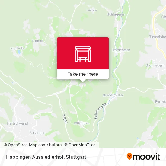 Карта Happingen Aussiedlerhof