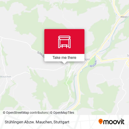 Stühlingen Abzw. Mauchen map