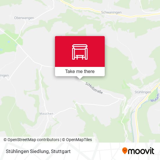 Stühlingen Siedlung map