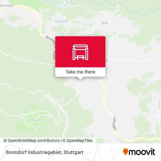 Карта Bonndorf Industriegebiet