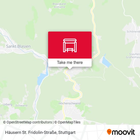 Häusern St. Fridolin-Straße map