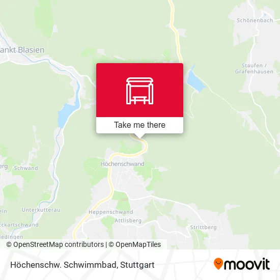 Карта Höchenschw. Schwimmbad