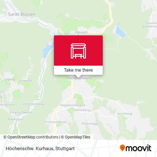 Höchenschw. Kurhaus map