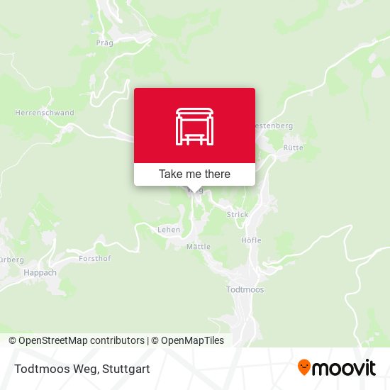 Карта Todtmoos Weg