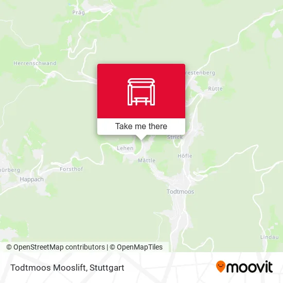 Карта Todtmoos Mooslift