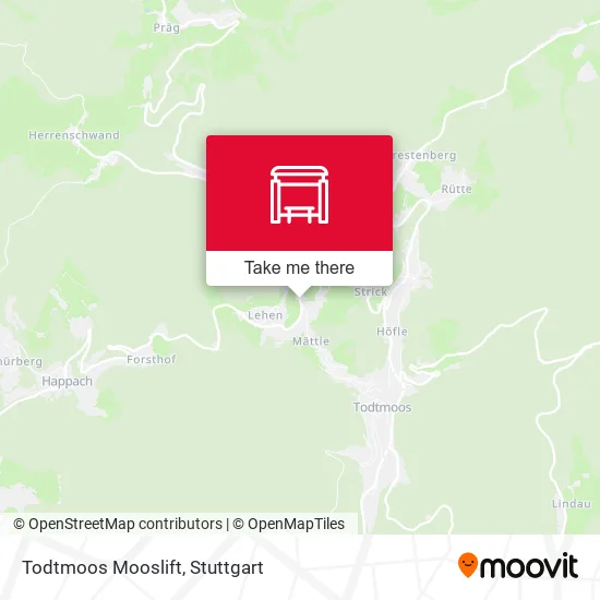 Карта Todtmoos Mooslift