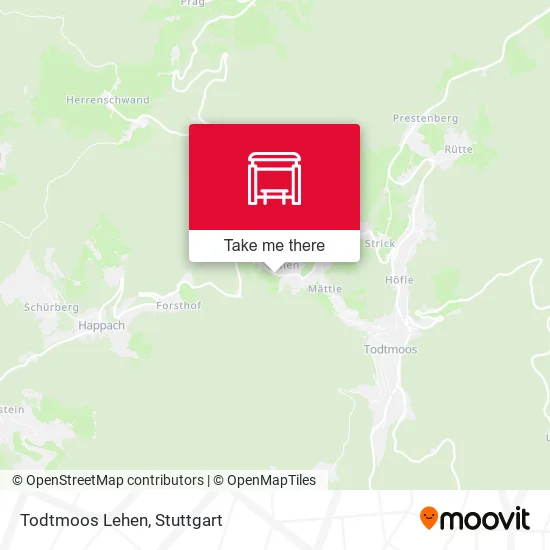 Карта Todtmoos Lehen