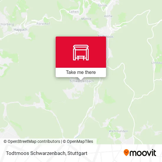 Карта Todtmoos Schwarzenbach