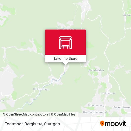 Todtmoos Berghütte map